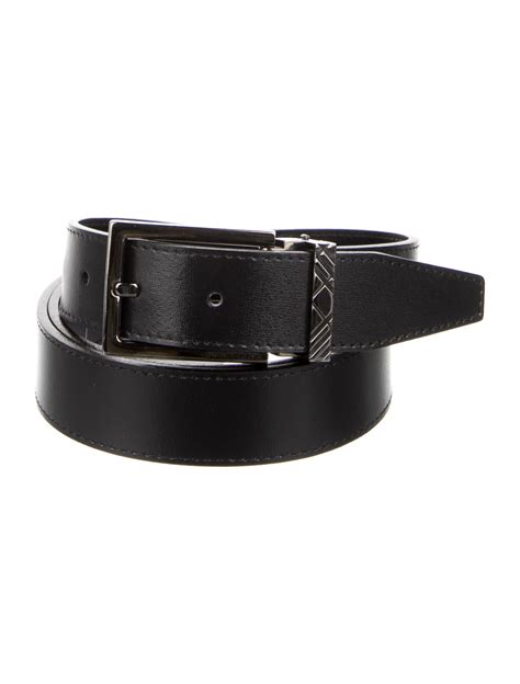 Burberry Leather Waist Belt Black Belts Accessories Bur