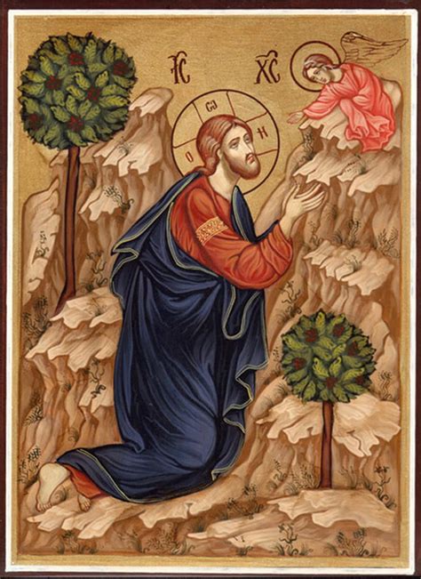 Jesus Christ Agony in the Garden Hand Painted Orthodox Icon | Etsy