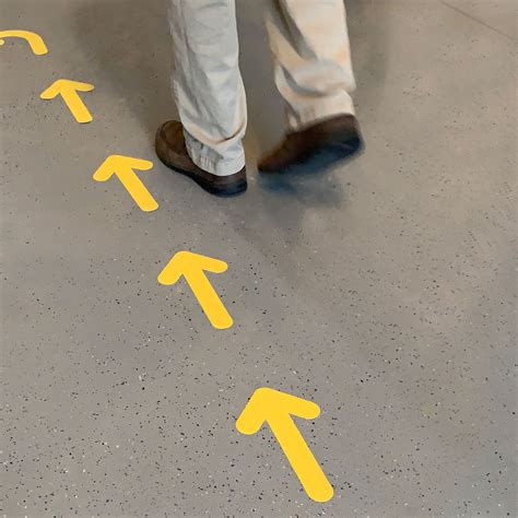 Floor Marking Shapes Long Arrow Floor Marker Signs