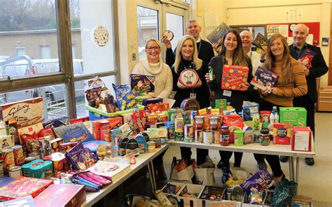 Generous Council Staff Donate Christmas Foodbank Ts Consett