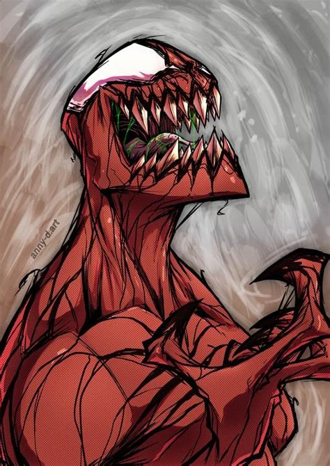 Carnage Color By Anny D On Deviantart Carnage Marvel Symbiotes