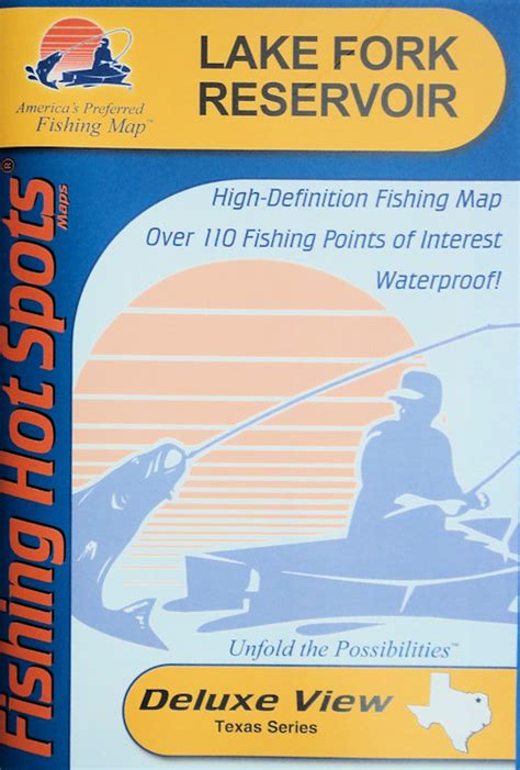 Lake Fork Reservoir Fishing Map Grapentin Specialties Inc