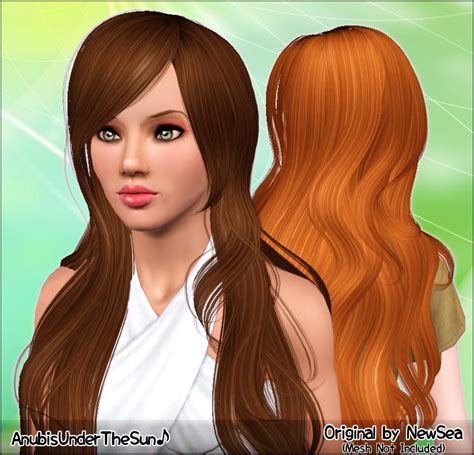 Anubis Sims Stuff Newseas Sailaway Female Hairstyle ~ Pookletd For