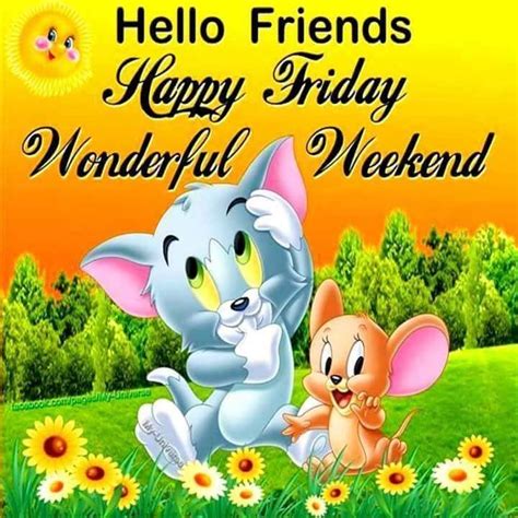 Lovethispic Offers Tom And Jerry Happy Friday Image Pictures Photos