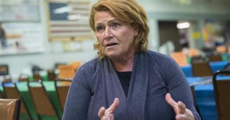 Sen Heidi Heitkamp Apologizes For Naming Sex Assault Victims Without