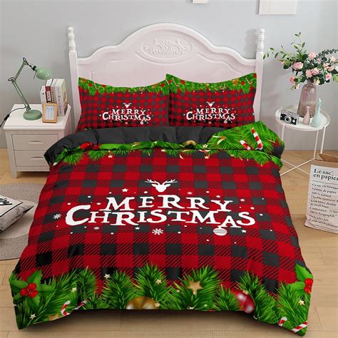 Christmas Bedding Set Twin Full Queen King Size Christmas Quilt