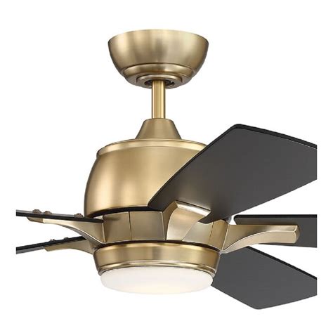 Craftmade Stellar 52 In Satin Brass Integrated Led Indoor Ceiling Fan