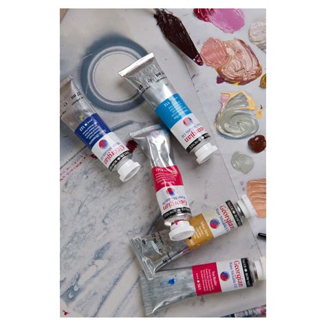 Daler Rowney Georgian Water Mixable Oil Paint French Ultramarine Ml Paint Art Tilgear