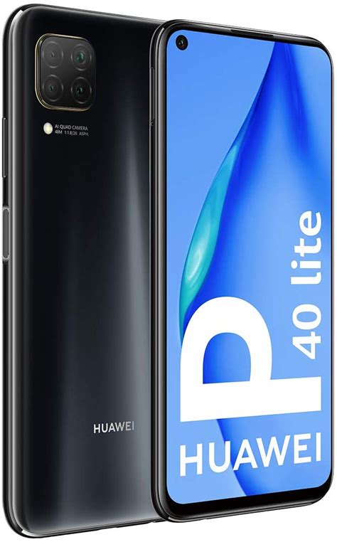 Huawei P40 Lite 4g 128gb Phone Sim Free Midnight Black Unlocked Ebay