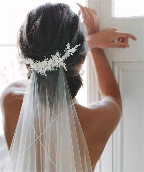 hair comb for attaching veil helloweddingdiary ivory wedding headpiece floral bridal comb
