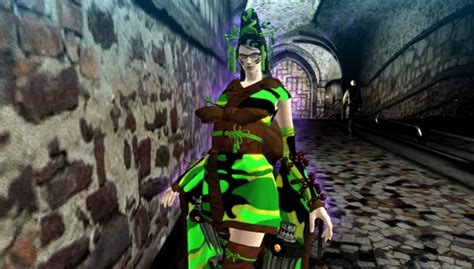 猎天使魔女 Bayonetta PC 贝约兰博德绿色迷彩和服 Mod V1 0 下载 3DM Mod站