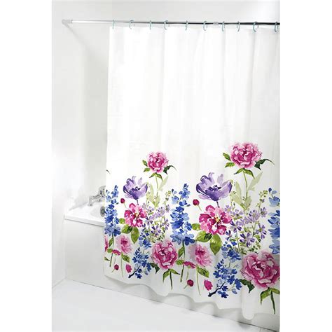 Shower Curtain Big Flowers Matoc Designs
