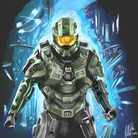 Halo 4 Master Chief By Signalysis On Deviantart