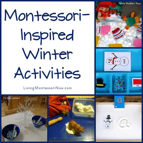 Montessori Monday Montessori Inspired Winter Activities