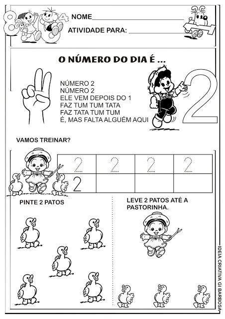 Pin de CARLA SETTE em educação infantil Atividades numerais Atividades para educação infantil