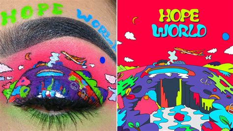 Bts Fans Use Makeup To Recreate J Hopes Hope World Cover Allure