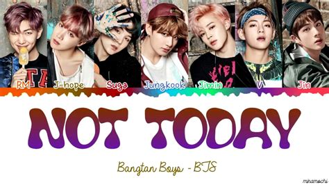 Bts Not Today Lyrics Chords Chordify