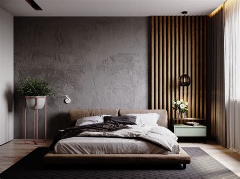 Cozy Space With A Solid Temper On Behance Modern Master Bedroom Design Modern Bedroom Interior