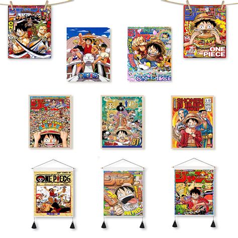 Buy Anime One Piece Posters Luffy Magazine Cover Anime Wall Collage Kit
