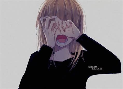 Cry Anime Girl Blank Template Imgflip