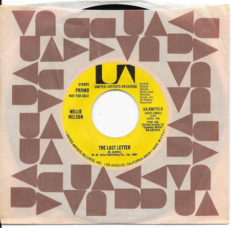 Willie Nelson The Last Letter 1975 Vinyl Discogs