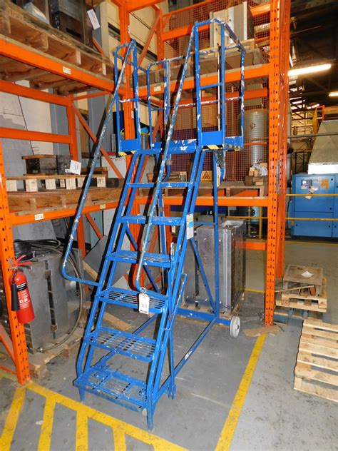 7 Tread Warehouse Safety Ladders