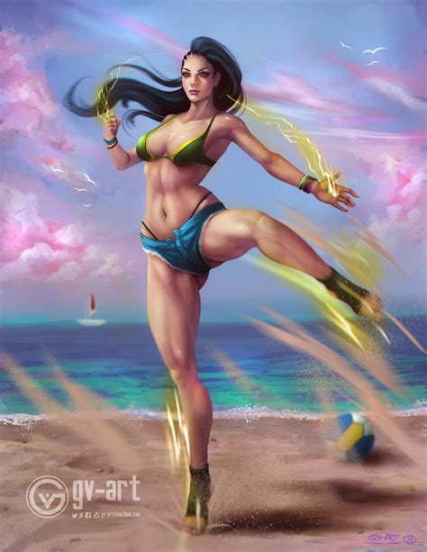 Laura Street Fighter By Gv Art Street Fighter Fighter Fighter Girl