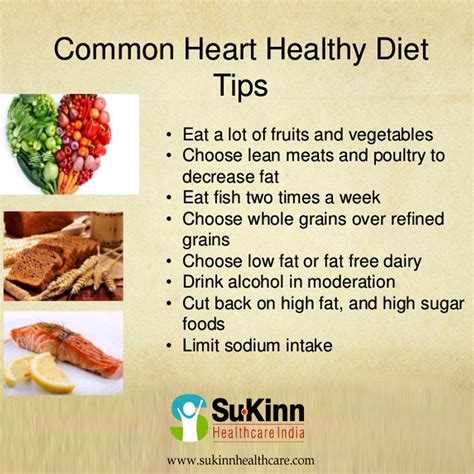Common heart healthy diet tips | Heart healthy diet ...