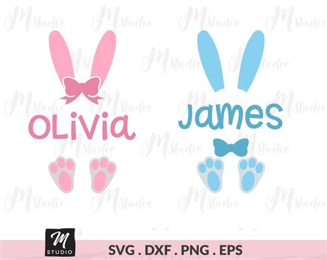 It is a 3d model for 3d printer in obj format. Free Bunny Ears And Feet Svg / Bunny monogram shirt design ...