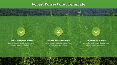 Explore Forest Powerpoint Template Free Presentation Slide