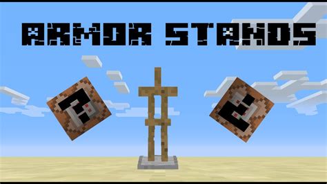 Minecraft 18 Tutorial Completo De Armorstands Youtube