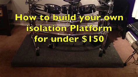 As simple isolation platform can do wonders to improve sound quality. DIY Isolation Platform - for less then $150 - YouTube