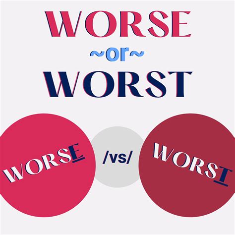 Worse Vs Worst What Is The Difference