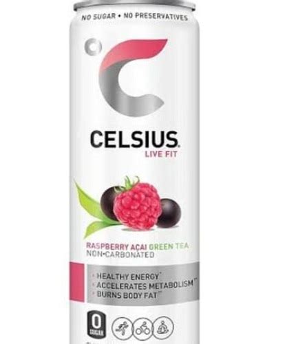 Celsius Essential Energy Drink 12 Fl Oz Peach Mango Green Tea