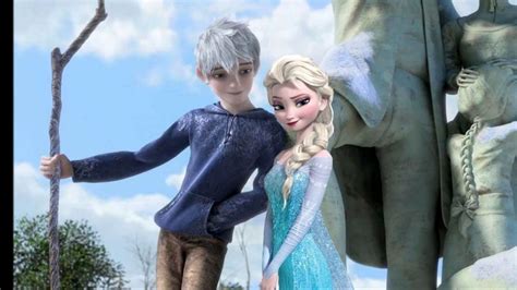In a world frozen in time, can the warmth of love be found? Elsa and Jack Frost Wallpapers (79+ images)
