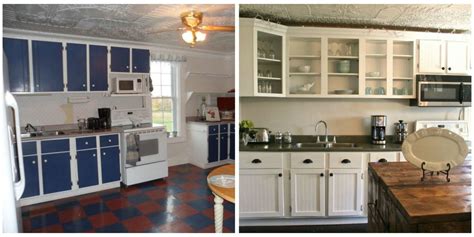When i first graduated from college, i was the design assistant for an interior designer at a small firm. 10 DIY Kitchen Cabinet Makeovers - Before & After Photos ...