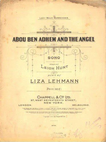 Abou Ben Adhem And The Angel Arab Kitsch