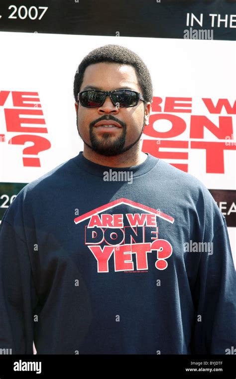Ice Cube Los Angeles Premiere Of Are We Done Yet Held At The Mann