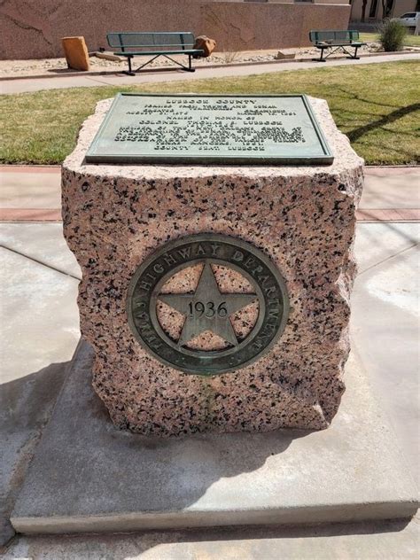 Lubbock County Historical Marker