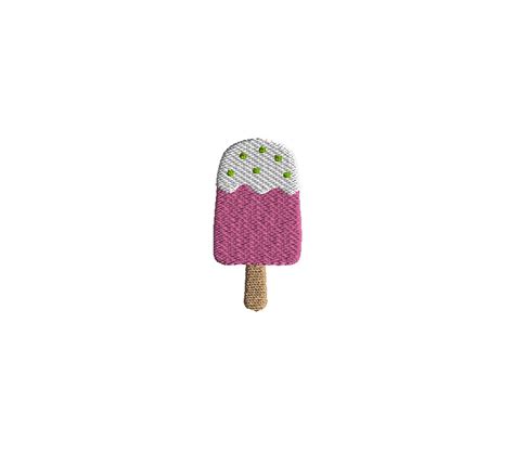 Mini Popsicle Machine Embroidery Design Summer
