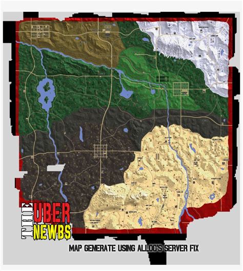 7 Days To Die Navezgane Map 7 Days To Die Map Ps4 Free Transparent