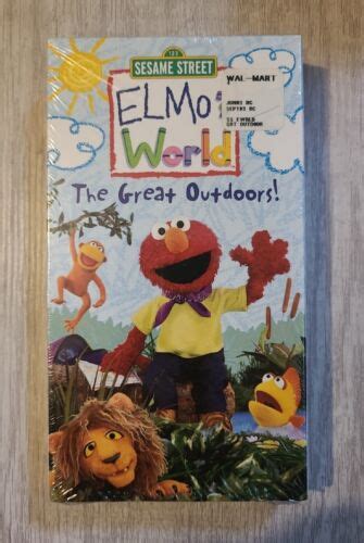 Sesame Street Elmos World The Great Outdoors Vhs 2003 Sony