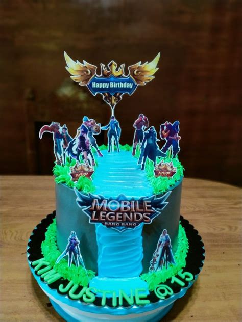 Mobile Legend Cake Design Cake Design Cake Avenger Cake