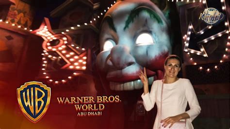 Warner Bros World Abu Dhabiall Park Rides4k Youtube