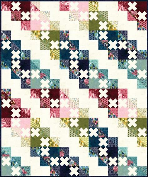 Nova Quilt Kit By Basicgrey For Moda Fabrics Etsy Quilt Patterns