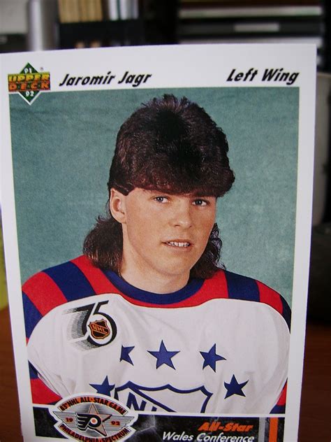 They were never teammates, but jagr was teammates with keith's son matthew in calgary. Got a pic with the 'Jagrs' from the Flames/Dallas Game ...