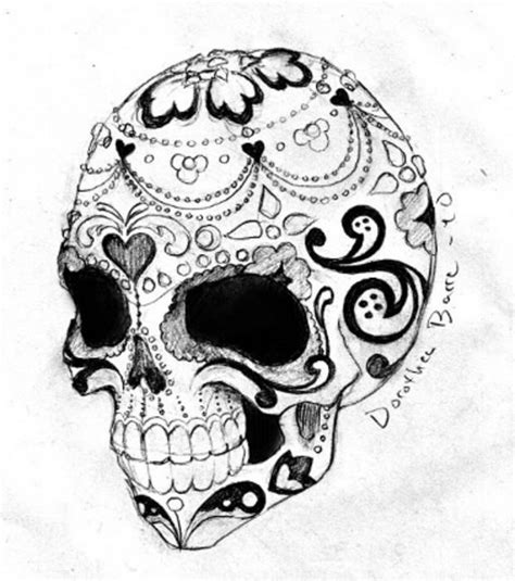 Activite facile avec les dessin flamant rose facile soleil co. Tatouage Crâne : les plus beaux motifs crânes pour un tattoo | Idées de tatouages, Tatouage et ...
