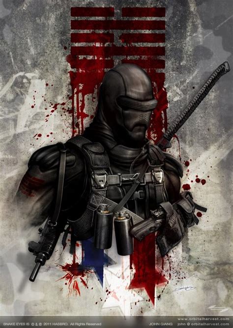 Today we're taking a look at what we know about snake eyes from g.i joe! snake eyes gi joe by johngiang on DeviantArt