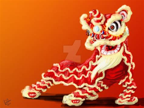 Lion Dance By Selicial On Deviantart Chinese Lion Dance Lion Dance