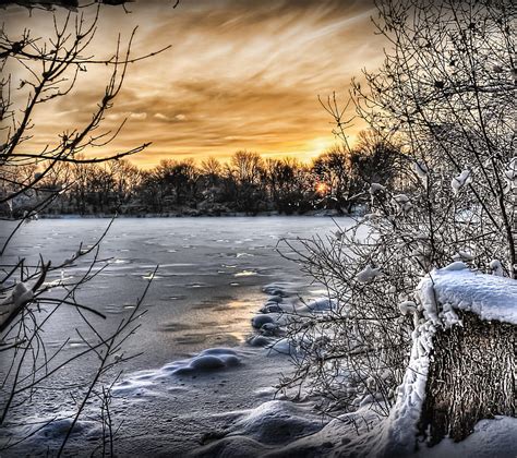 1920x1080px 1080p Free Download Frozen Lake Ice Landscape Nature
